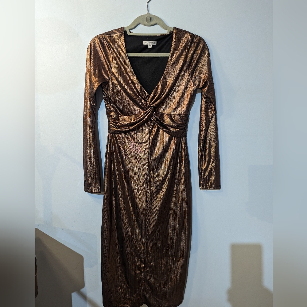 Metallic Brown Spirit of Grace Dress